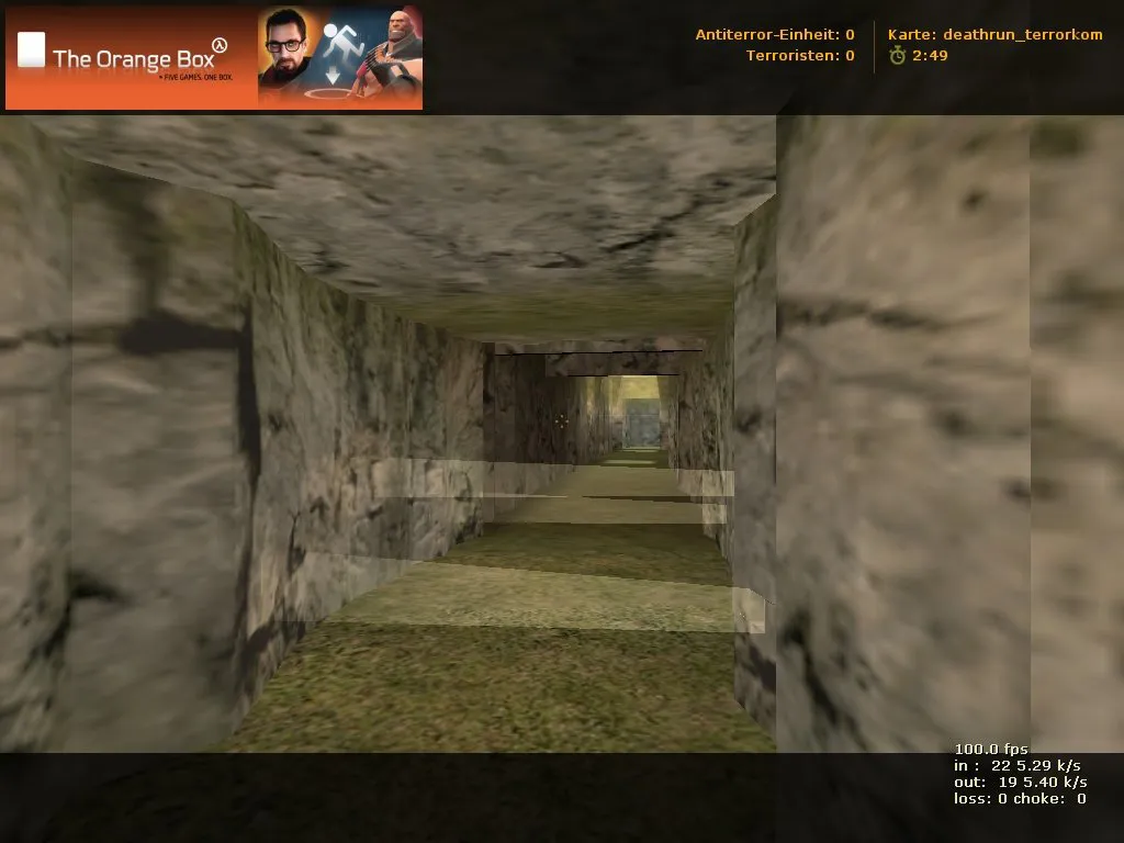 Скриншот  deathrun_terrorkom — карта Deathrun для CS 1.6: точки, маршруты, .nav и оптимизация