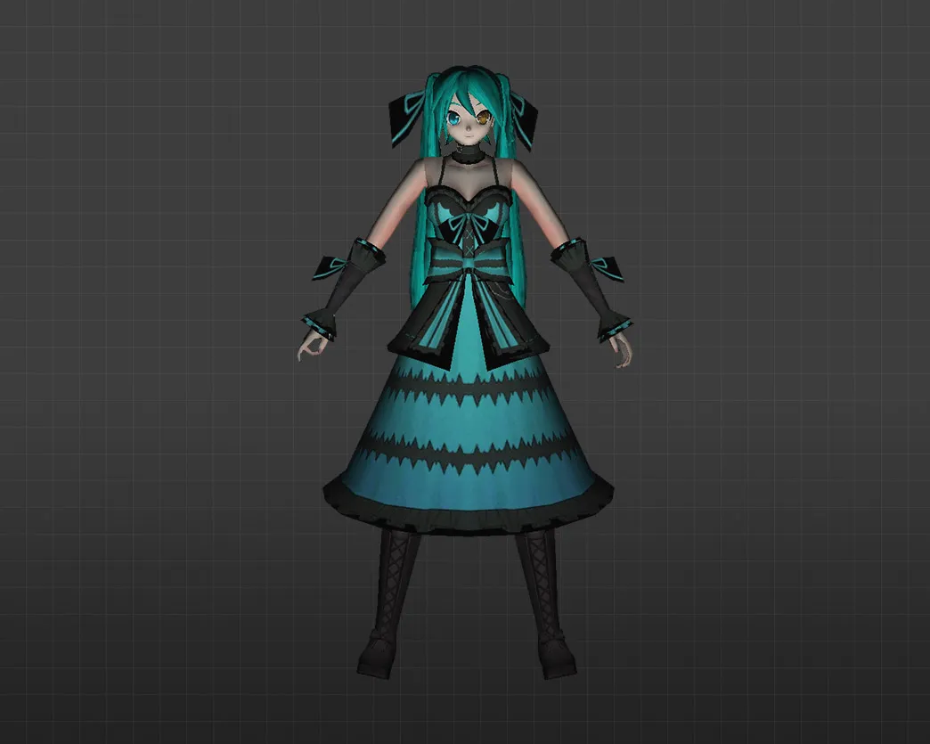 Скриншот Модель «Мику Куруми» для CS 1.6 - Уникальный Аниме Скин