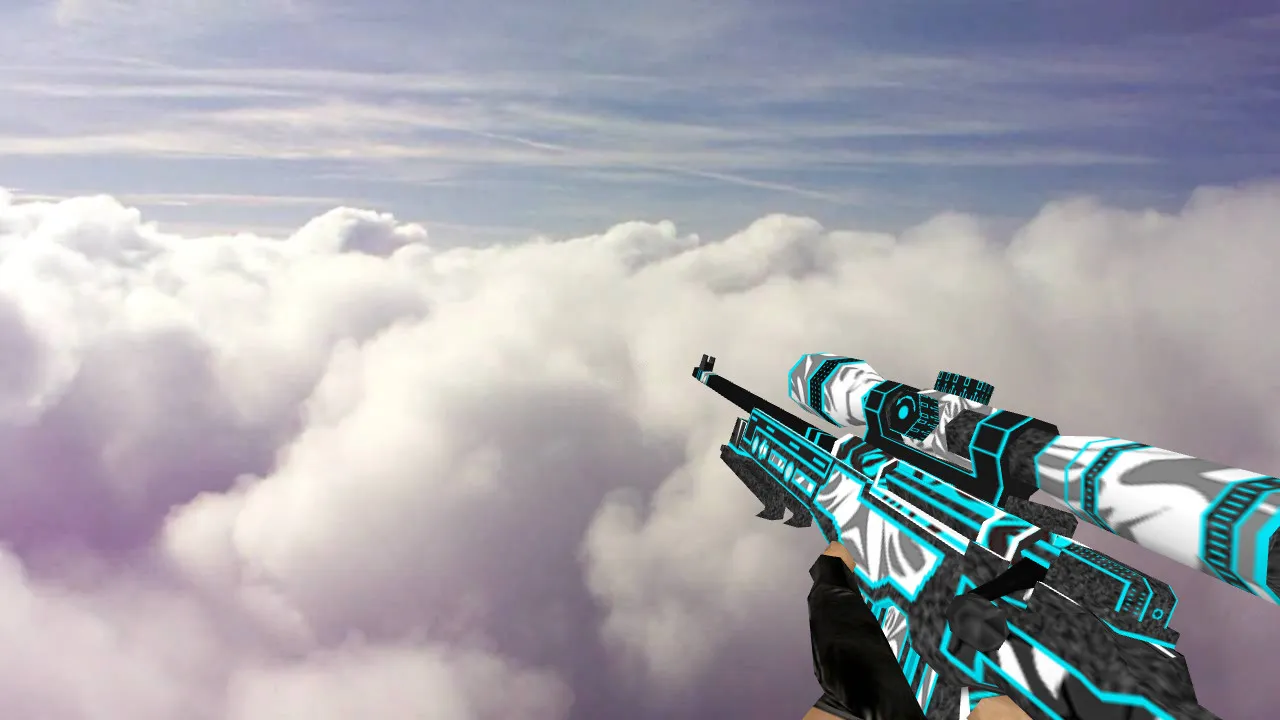 Скриншот Стандартный AWP Снежный вихрь для CS 1.6 - Модели оружия