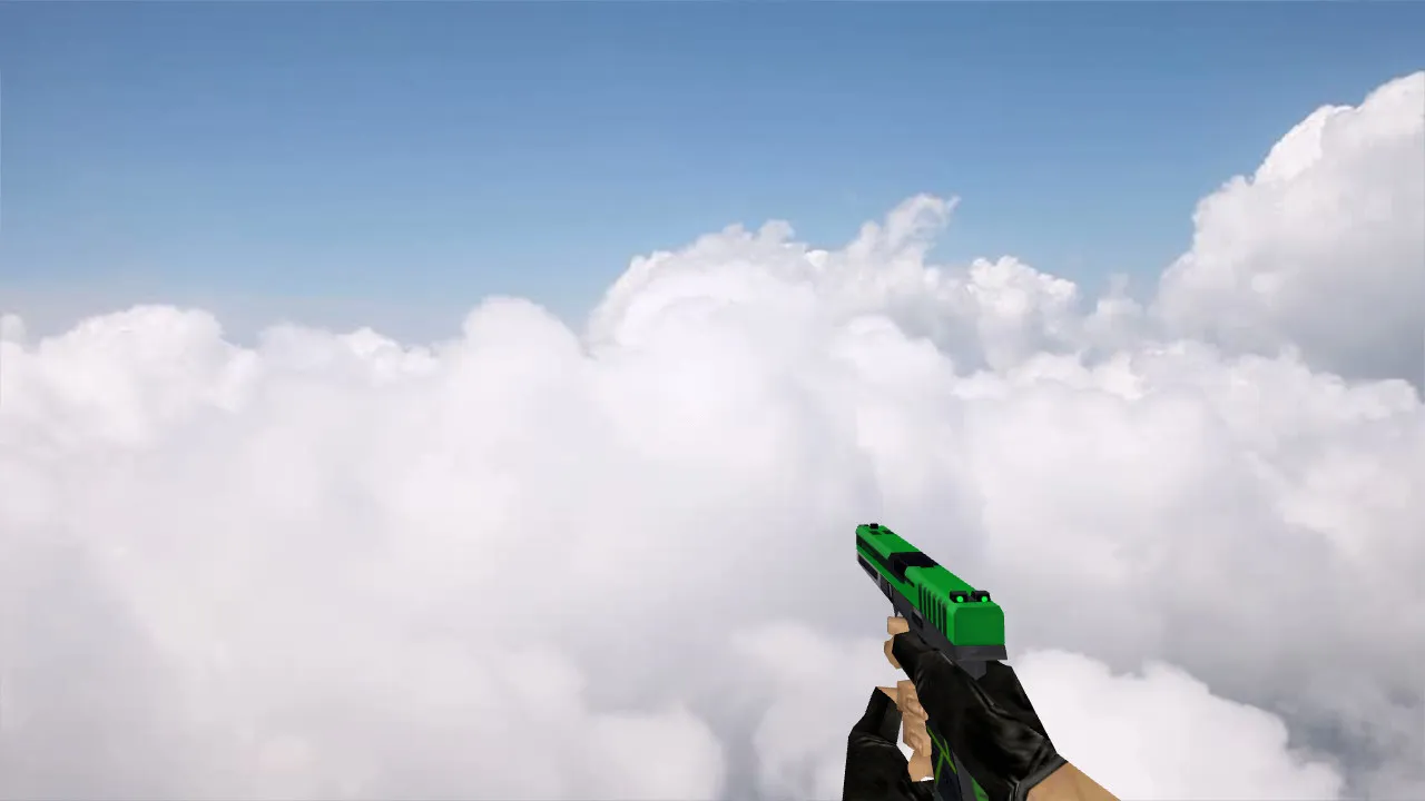 Скриншот Модель «Glock Green Skin» для CS 1.6 - Качественная замена