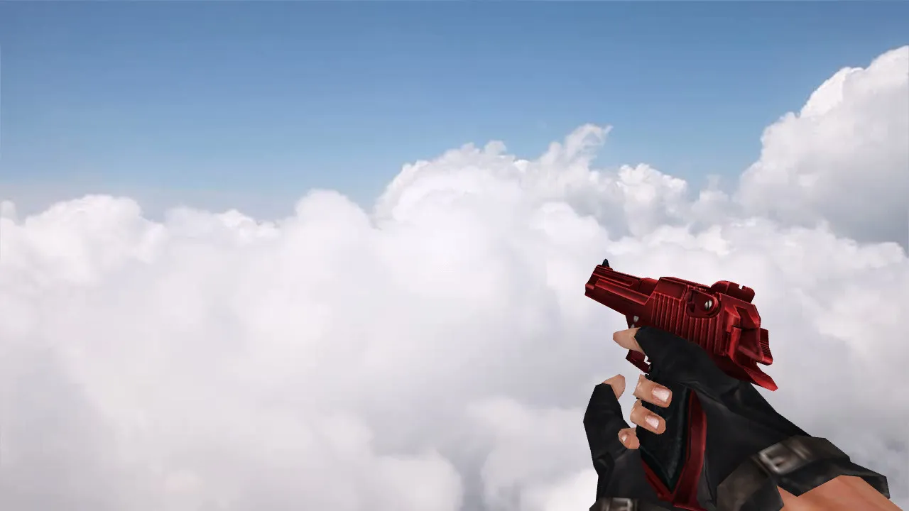 Скриншот Модель «CSO Desert Eagle Red» для CS 1.6 - Качественная замена