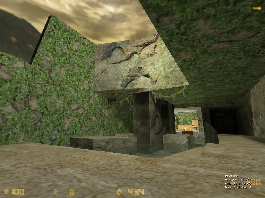 Скриншот  deathrun_abtropicano2 для CS 1.6: карта deathrun, точки, .nav, оптимизация и настройка ботов