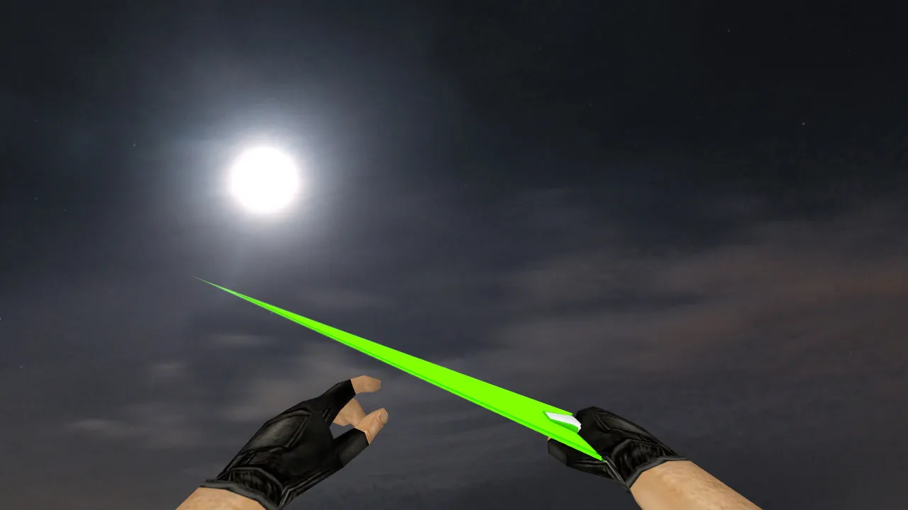 Скриншот Модель ножа MMZ Z-Saber v_ p_ w_ для CS 1.6: звуки, анимации осмотра, качество текстур