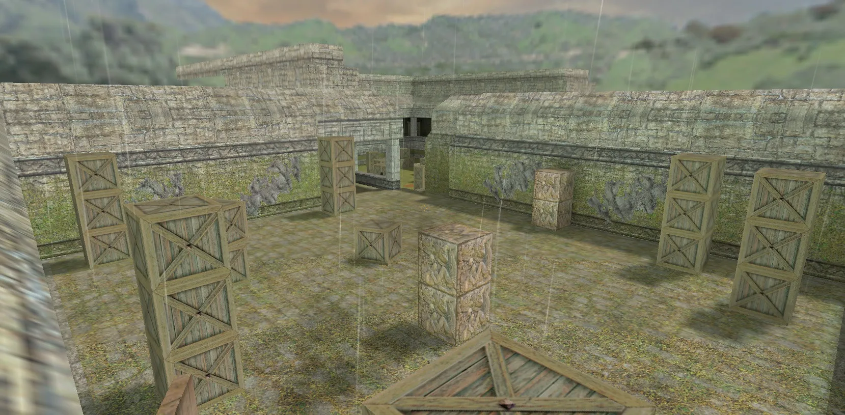 Скриншот de_aztekerna карта для CS 1.6: точки, раунды, .nav для ботов и оптимизация (wpoly/epoly)