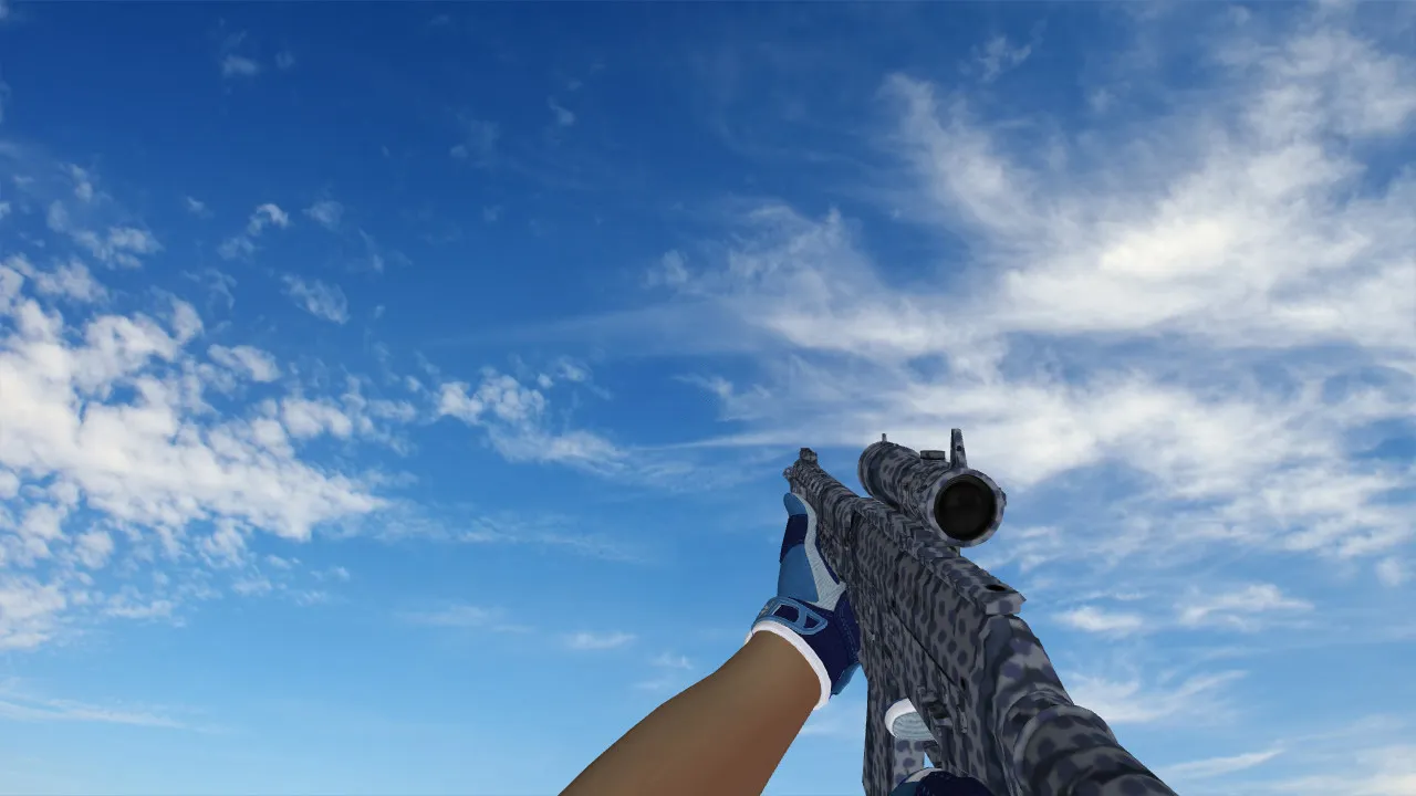 Скриншот  Пак моделей оружия «Sport Amphibious Pack» для CS 1.6: v_, p_, w_ модели, звуки и анимация осмотра