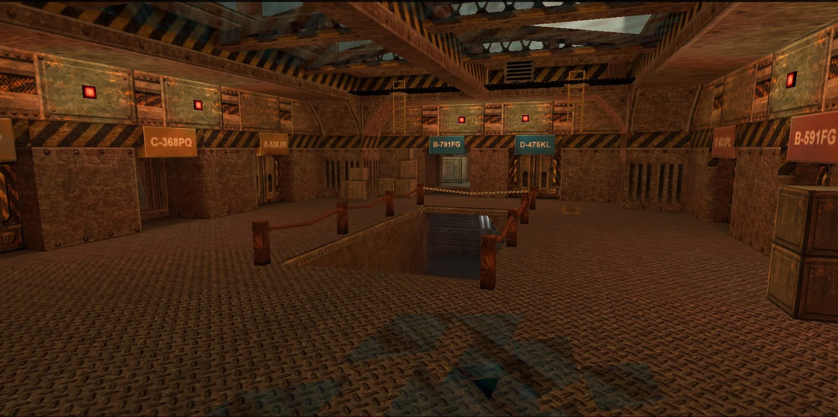 Скриншот  de_assignment для CS 1.6: карта для сервера, баланс сторон, тактика точек и боты .nav