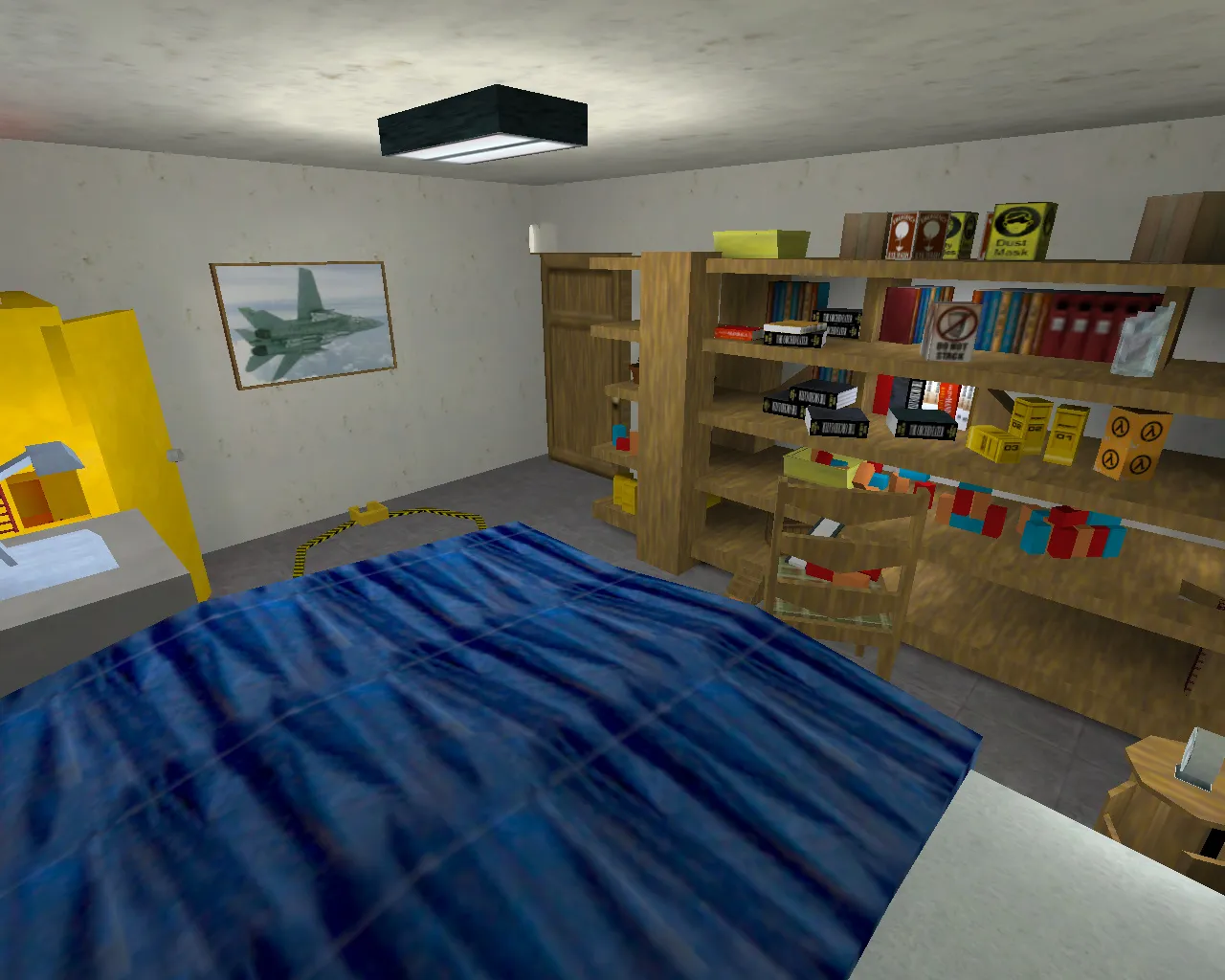 Скриншот Карта de_rats_bedroom для Counter-Strike 1.6: Тактика и особенности