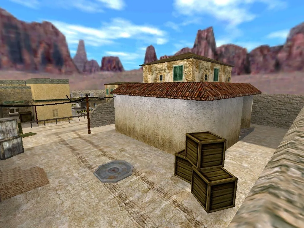 Скриншот  Карта de_roadtrip для CS 1.6 - Тактические возможности и баланс сторон