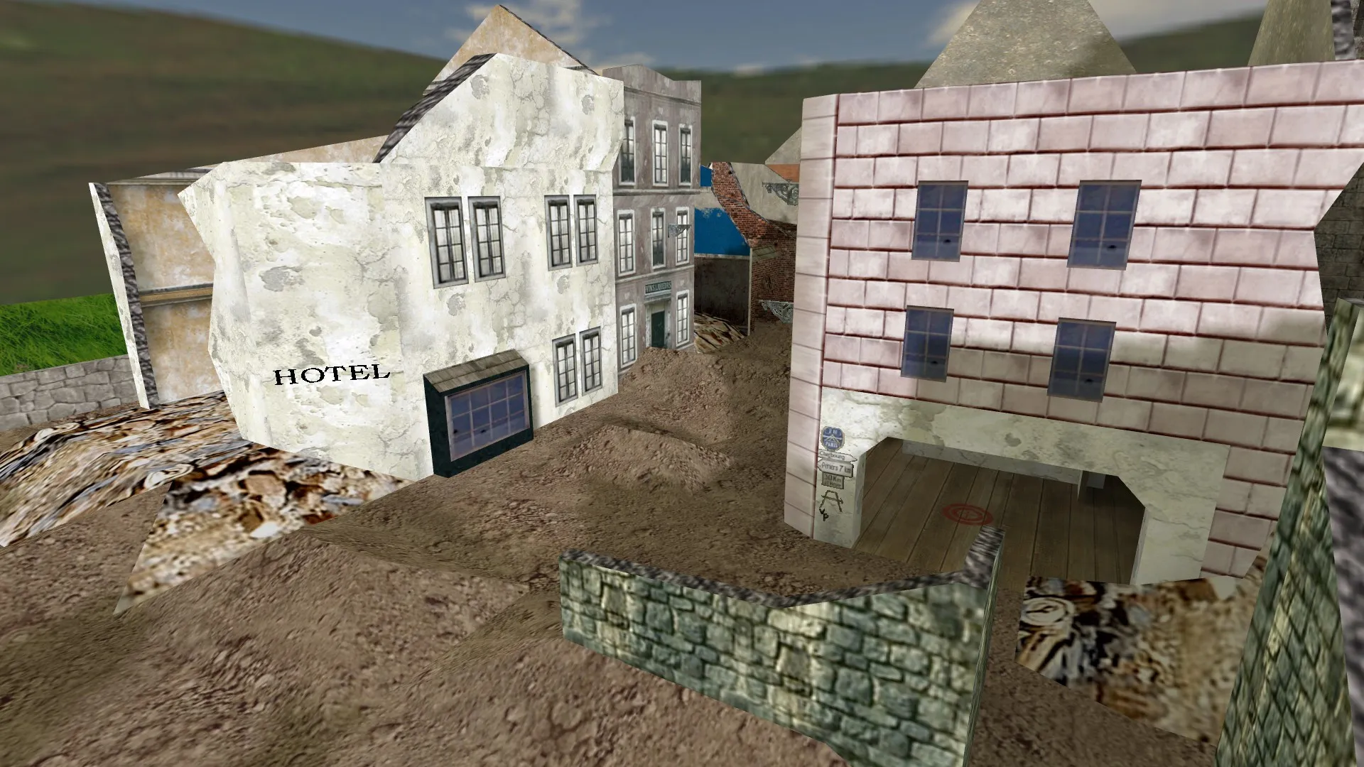 Скриншот  Карта de_nmramelle для CS 1.6 - подробный обзор и тактика