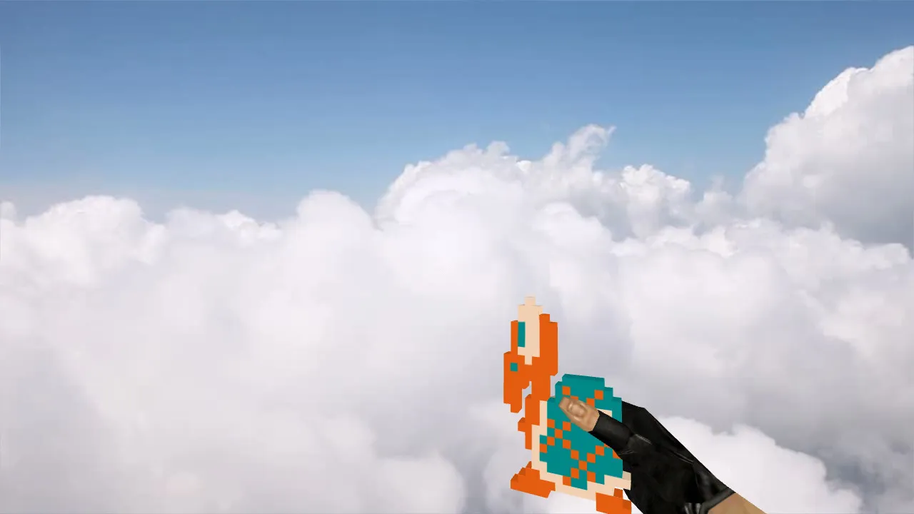 Скриншот Модель «Koopa Nades» для CS 1.6: v_ и p_ гранат, звуки, анимация осмотра, текстуры