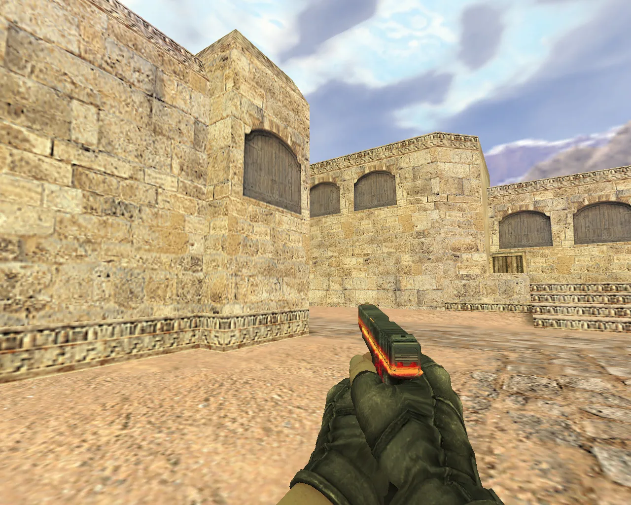 Скриншот Модель «Glock Подземелье» для CS 1.6 - Погружение в атмосферу