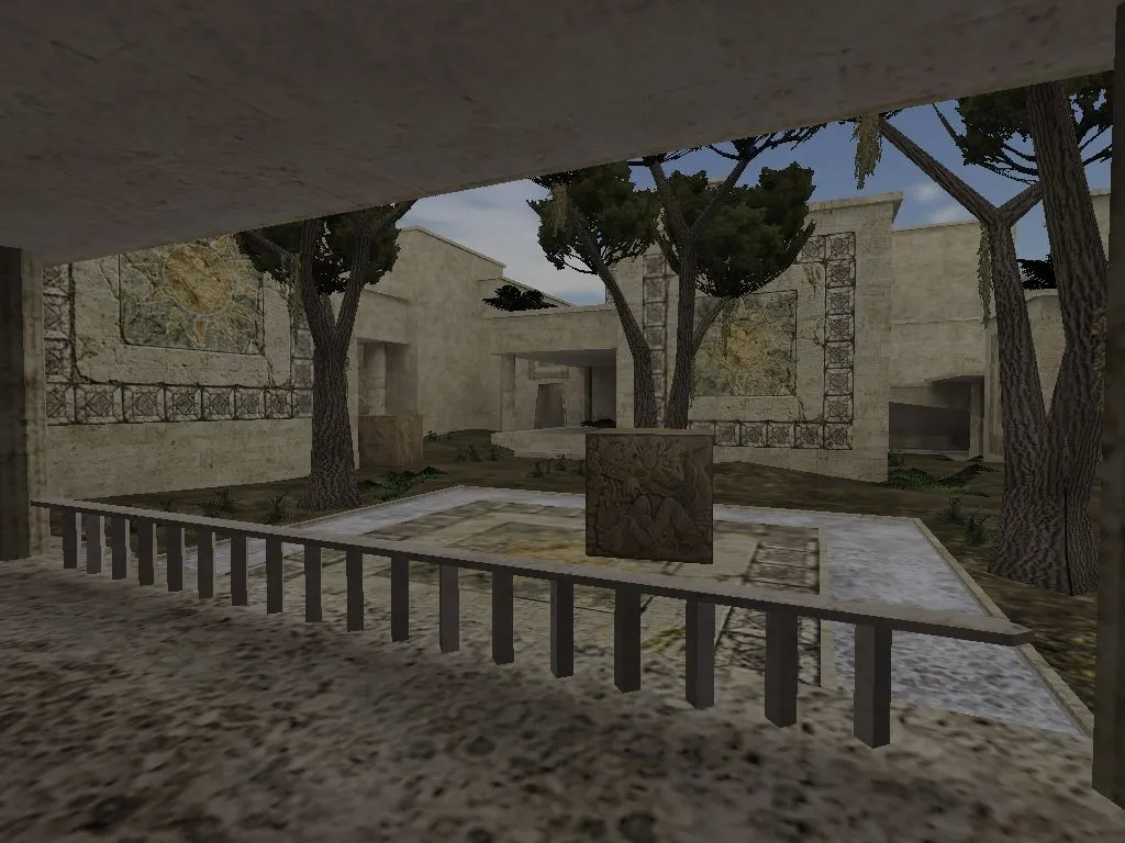 Скриншот  Карта «sunworld» для CS 1.6 - тактика и особенности