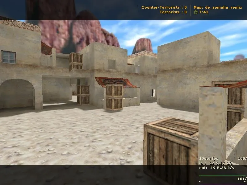 Скриншот  Карта de_somalia_remix для CS 1.6: тактические особенности и оптимизация