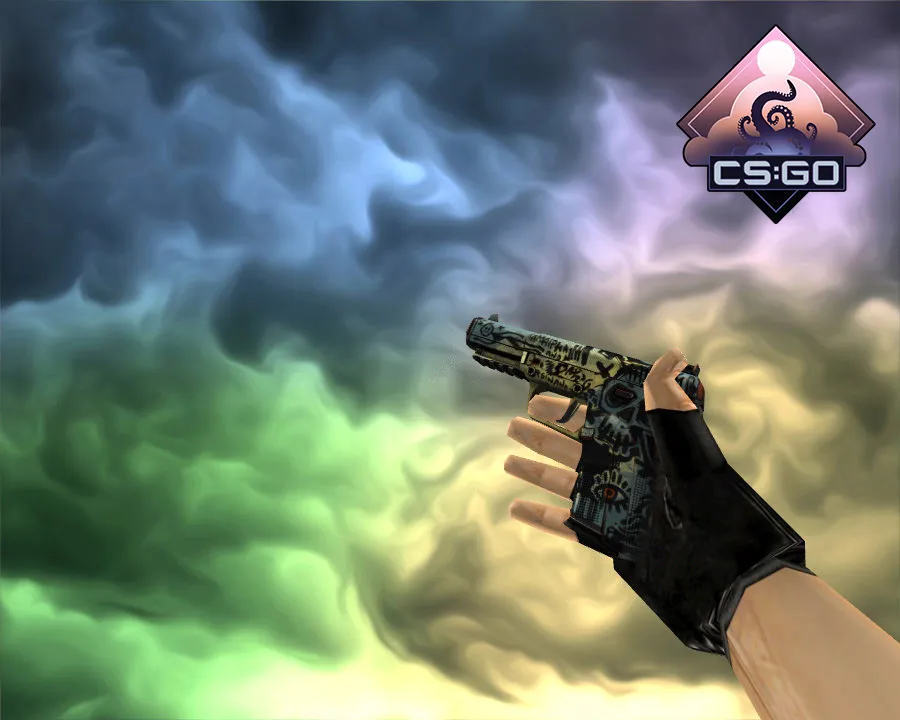 Скриншот Five-SeveN | Каракули (Scrawl) для CS 1.6 - Модели оружия