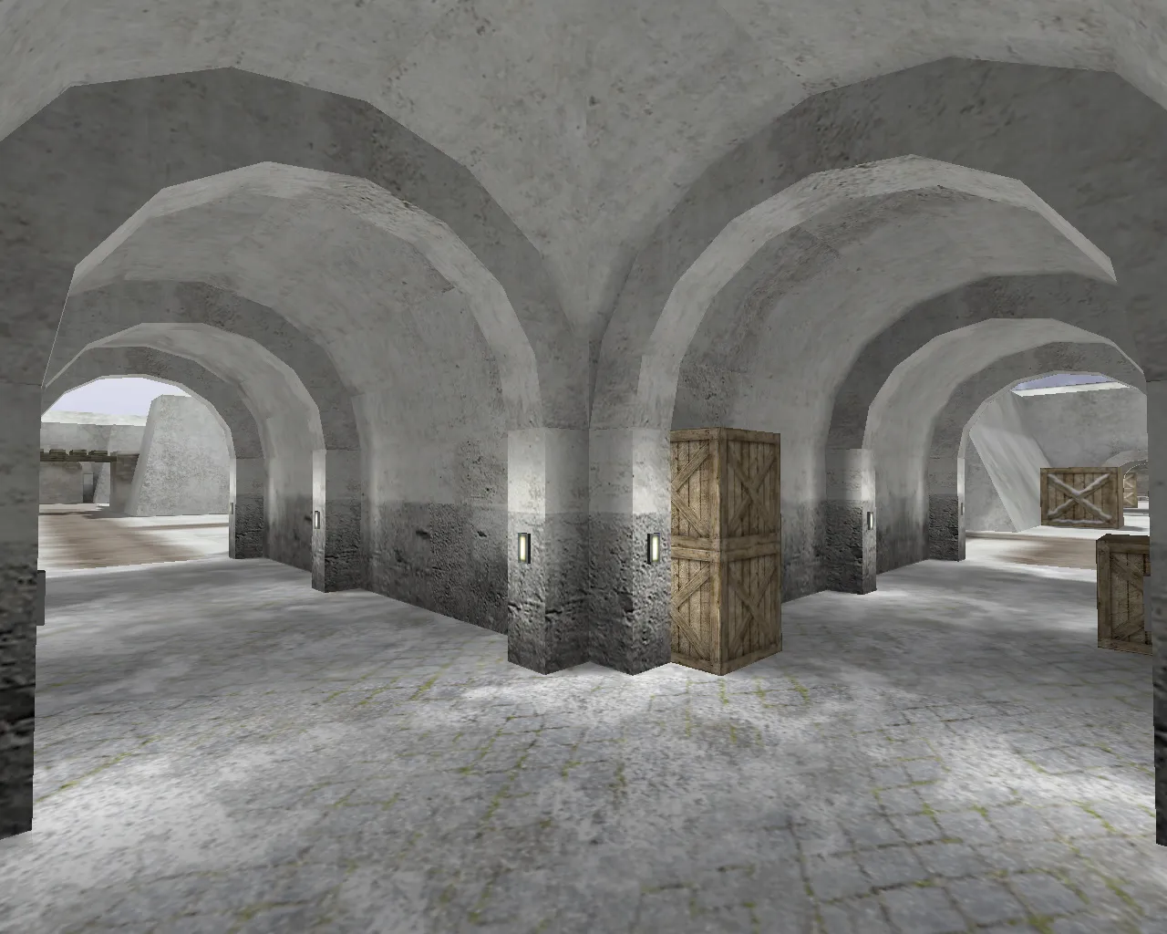 Скриншот Карта «de_winter» для CS 1.6 - тактика и особенности