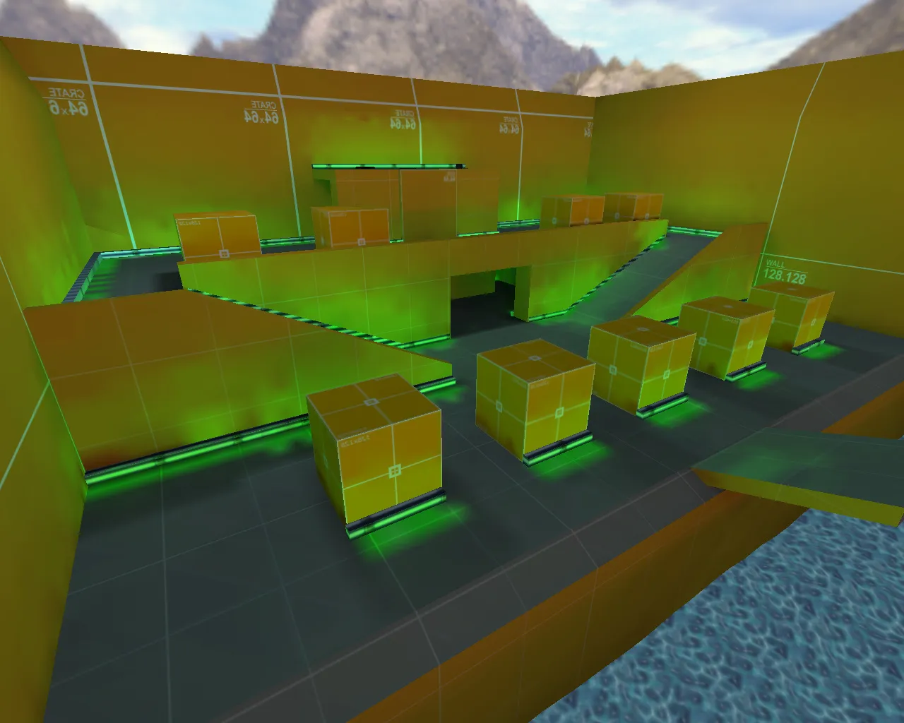 Скриншот  fy_S.B.G.A.E для CS 1.6: настройка раундов, точки спавна, проходимость и оптимизация карты