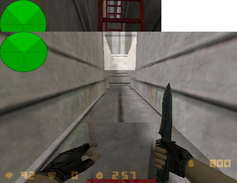 Скриншот  Карта deathrace для CS 1.6: deathrun, ловушки и точки для T/CT, .nav для ботов и оптимизация wpoly/epoly