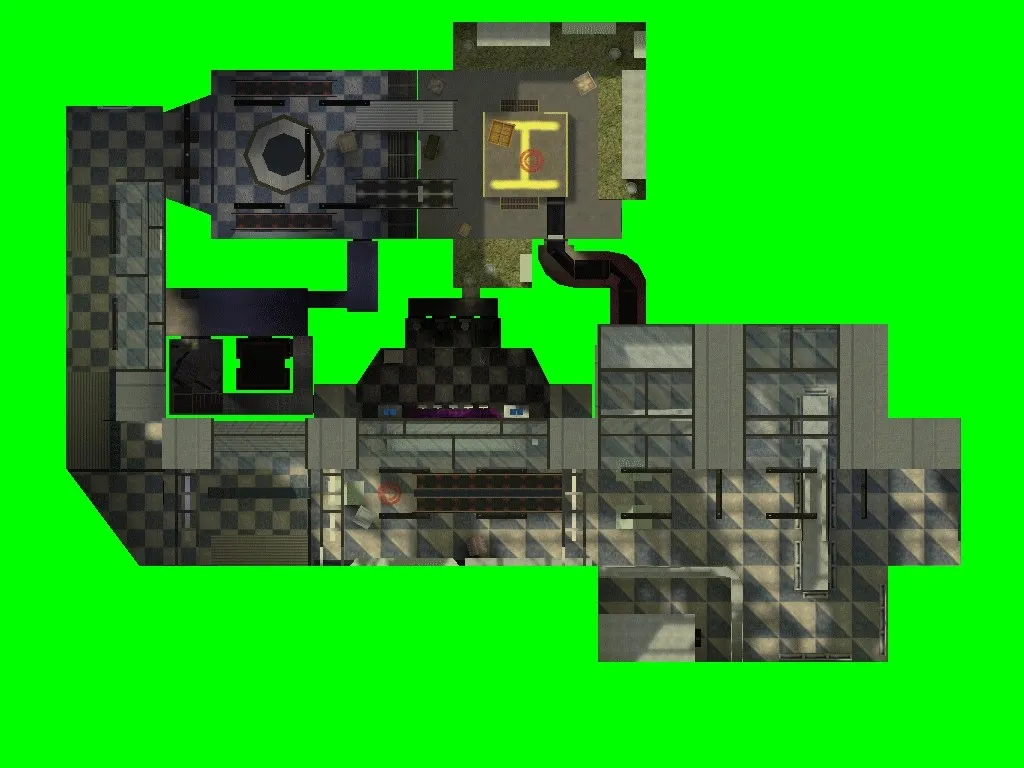 Скриншот  Карта de_airport для CS 1.6: точки, раунды, баланс сторон и оптимизация wpoly/epoly