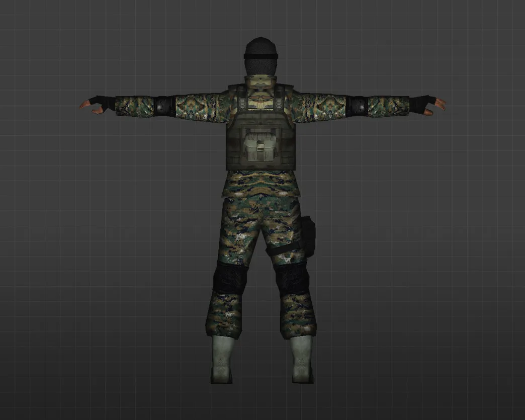 Скриншот Модель «Элитный солдат» для CS 1.6 - Уникальный скин для игроков