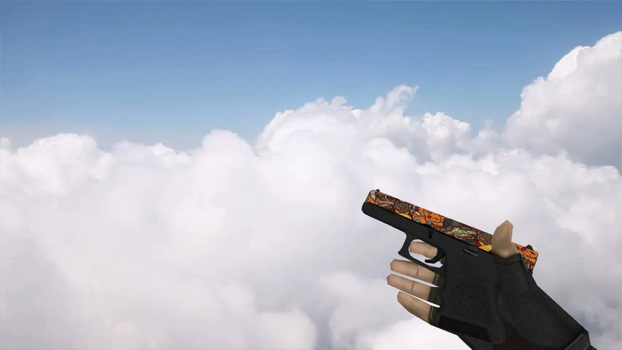 Скриншот Модель Glock «ЛАПКИ» для CS 1.6 – Качественные текстуры и анимация