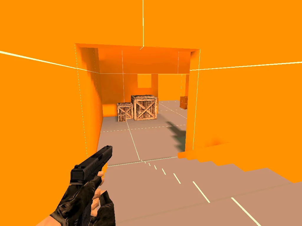 Скриншот  Карта de_walklane для CS 1.6: Обзор, Тактики и Оптимизация