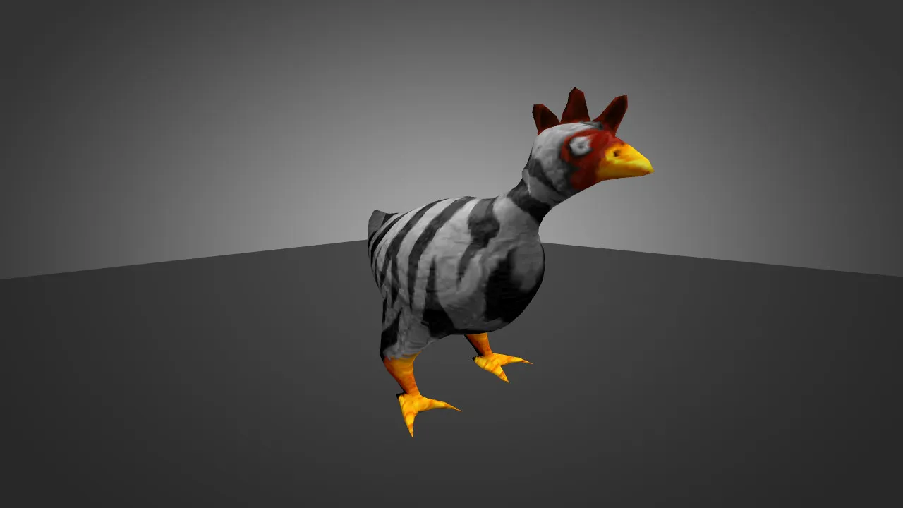 Скриншот Модель «Zebra Chicken» для CS 1.6 - Уникальный скин для вашей игры