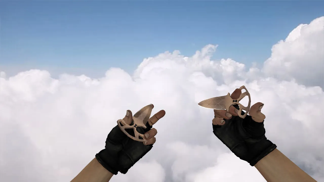 Скриншот Модель ножа «Тычковые ножи «Африканская сетка»» для CS 1.6: v_ p_ w_, звуки и анимация осмотра