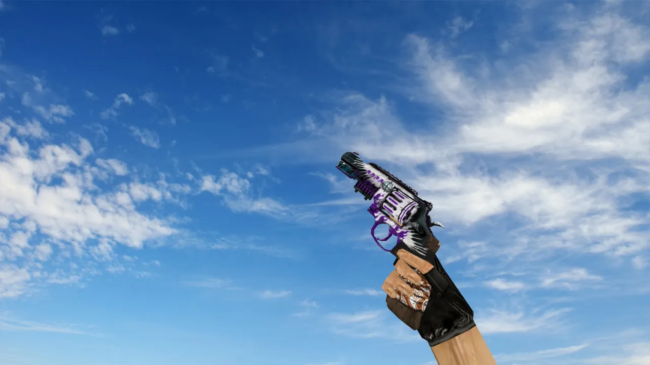 Скриншот Модель «R8 Revolver Veteran Purple» для CS 1.6: Премиум выбор