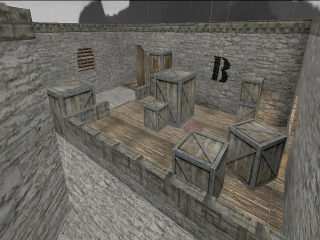 Скриншот  Карта de_kisame для Counter-Strike 1.6: Описание и Тактики