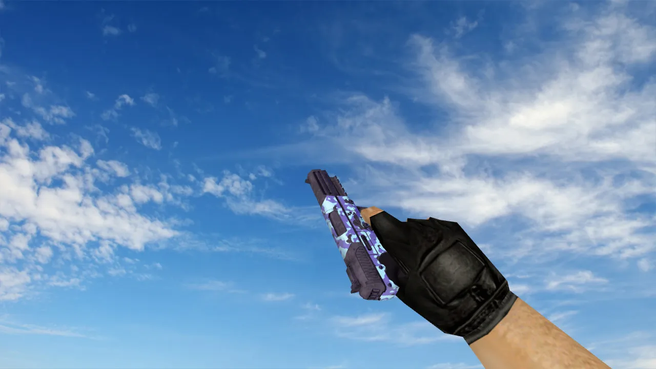 Скриншот Модель Five-Seven Desert Camo Blue для CS 1.6: Новая Эстетика