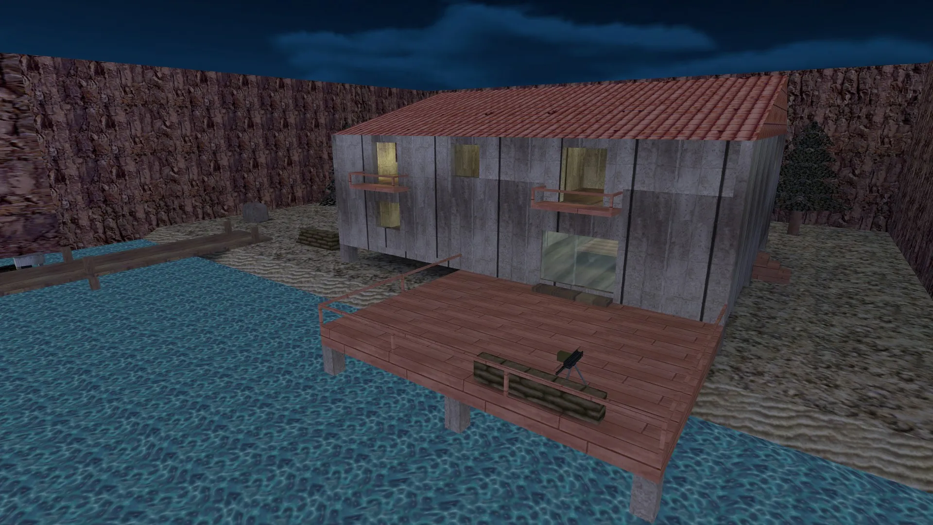 Скриншот  Карта lakehouse для CS 1.6: тактика и оптимизация