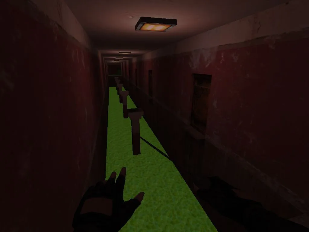 Скриншот  deathrun_horror для CS 1.6: карта с ловушками, раундами и бот-поддержкой .nav