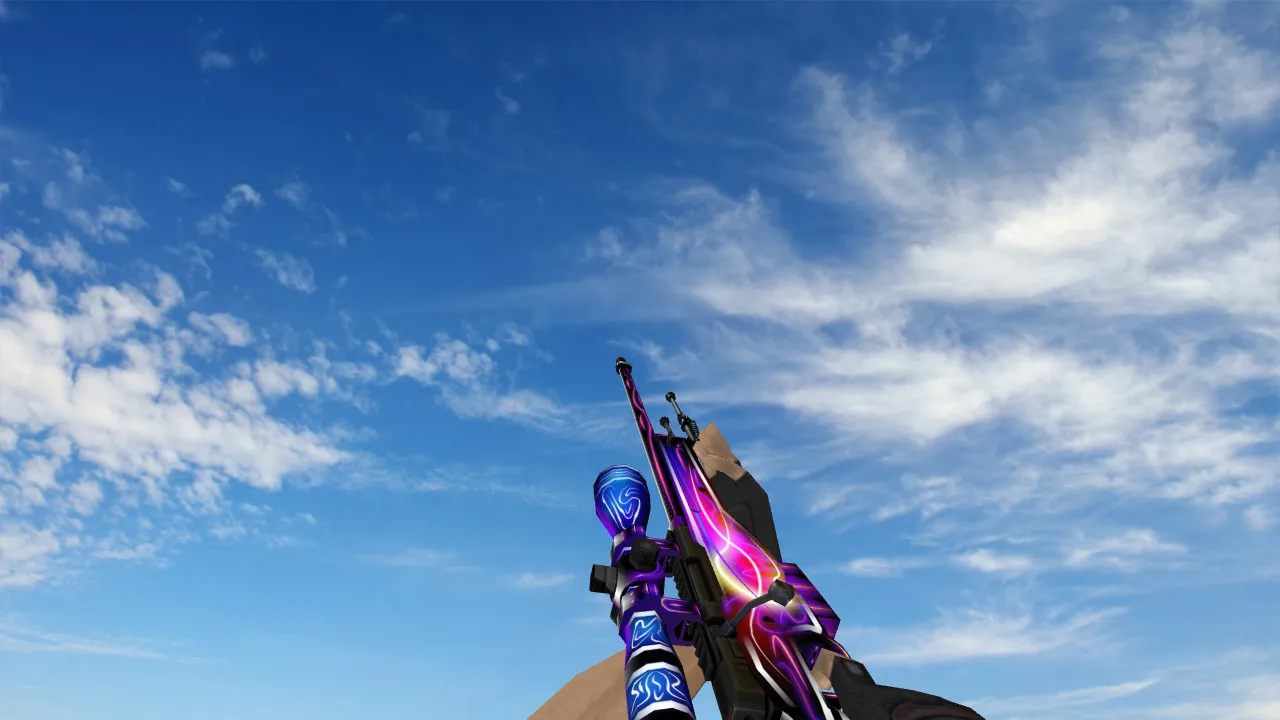 Скриншот Модель AWP Iron Ultraviolet для CS 1.6 - Идеальный выбор