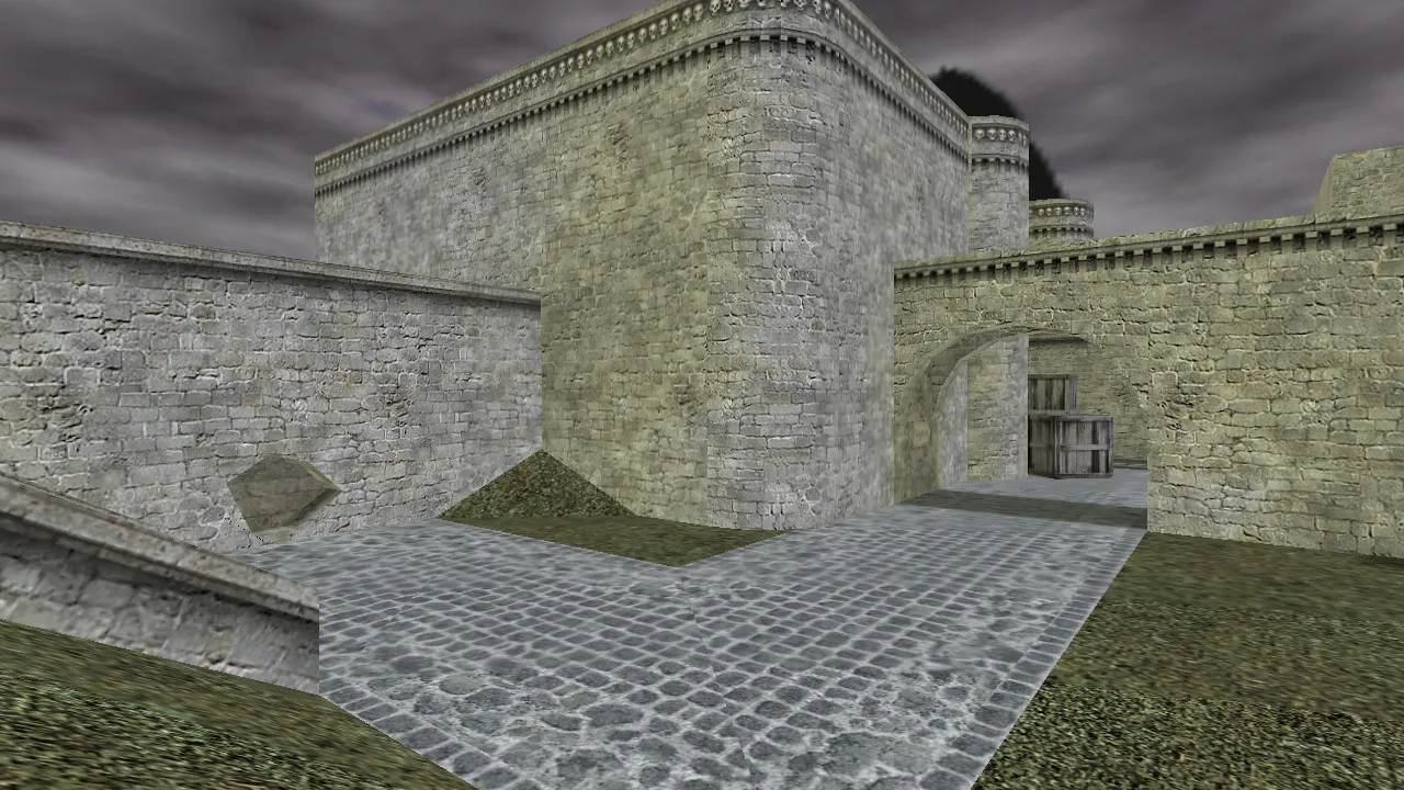 Скриншот  Карта de_ming для CS 1.6 – Тактические возможности и особенности