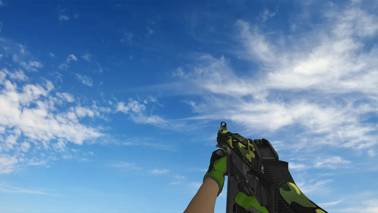 Скриншот  Пак моделей Specialist Gloves Emerald Web Pack для CS 1.6: v_/p_/w_ модели, звуки, анимация осмотра и качество текстур