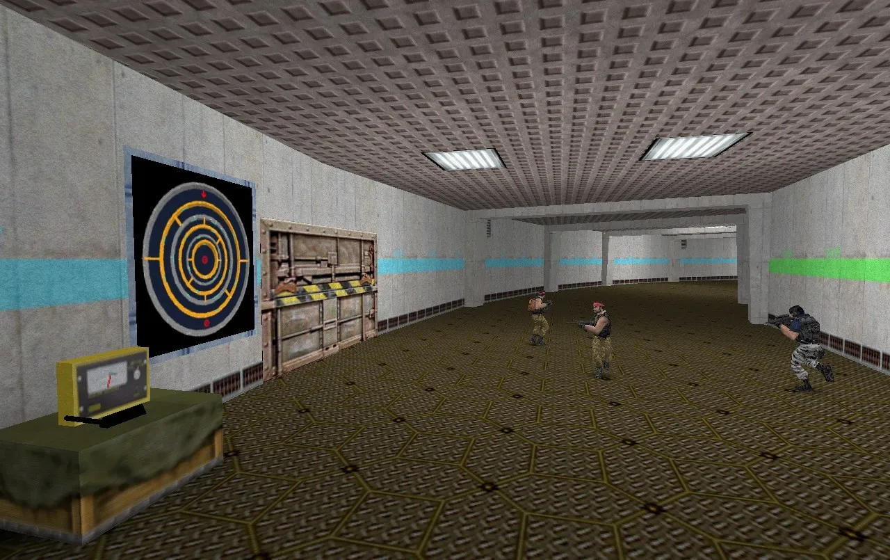 Скриншот de_4radrounds — карта для CS 1.6: точки, ротации, .nav для ботов и оптимизация