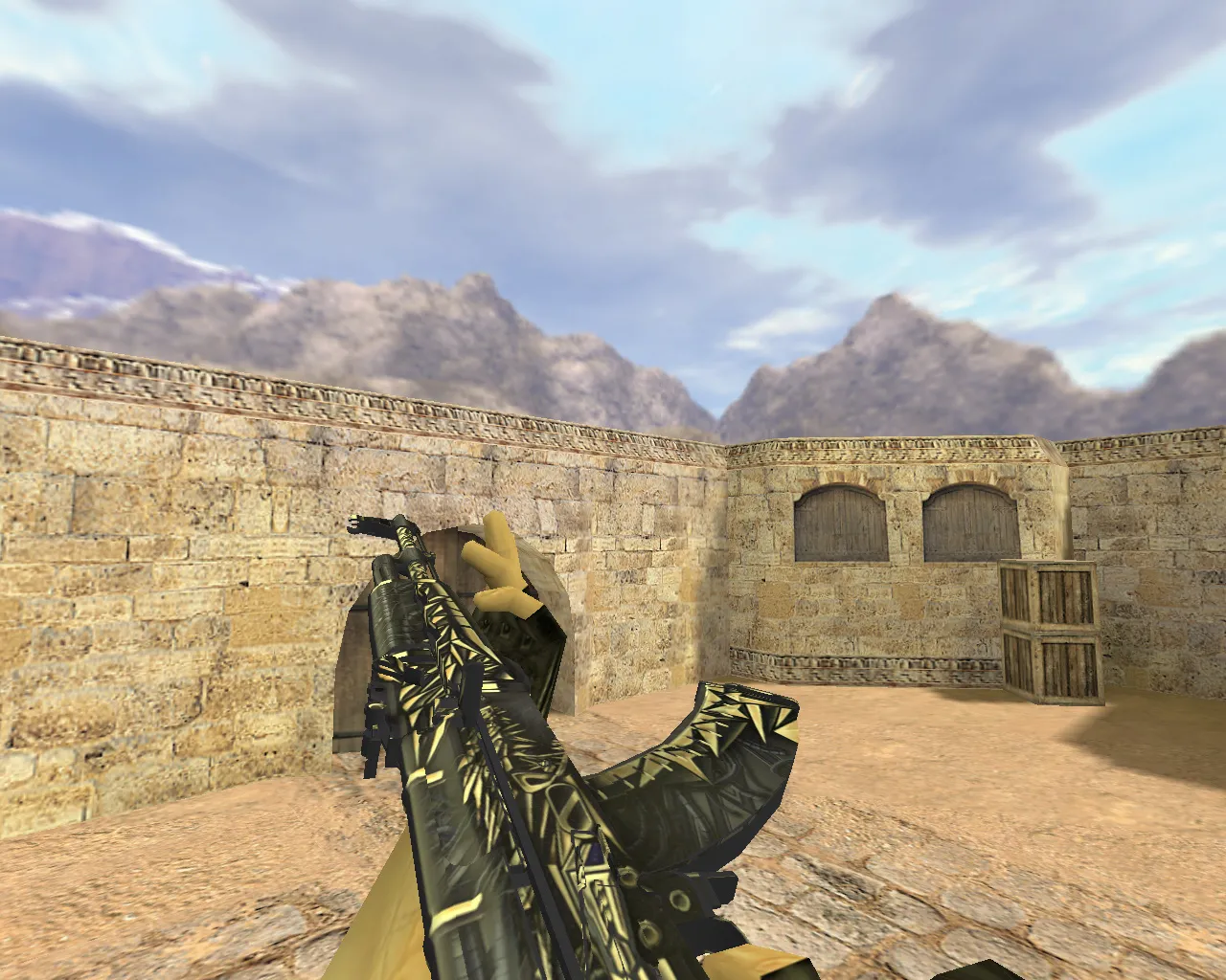 Скриншот Модель «АК-47 Киберпушка» для CS 1.6 - качественные текстуры и анимация