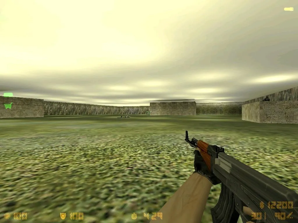 Скриншот  Карта cs_campwer для CS 1.6: точки, баланс сторон, .nav для ботов, оптимизация wpoly/epoly