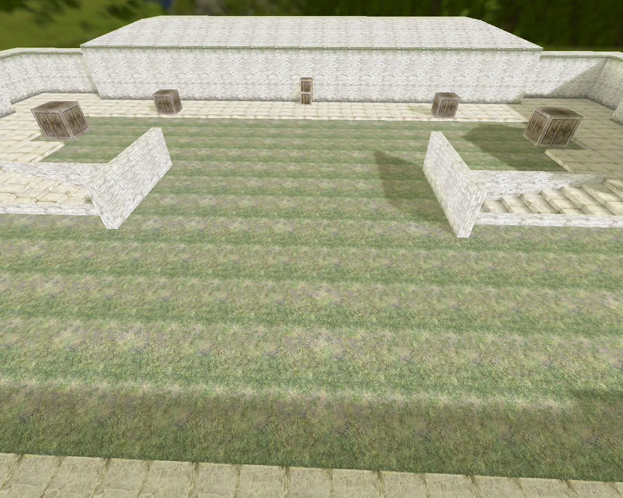 Скриншот  Карта awp_romans для CS 1.6: AWP-арены, точки под прицел, боты с .nav и оптимизация