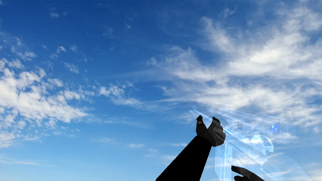 Скриншот  Пак прозрачных моделей оружия v_ п_ w_ для CS 1.6: звуки, анимация осмотра, качество текстур