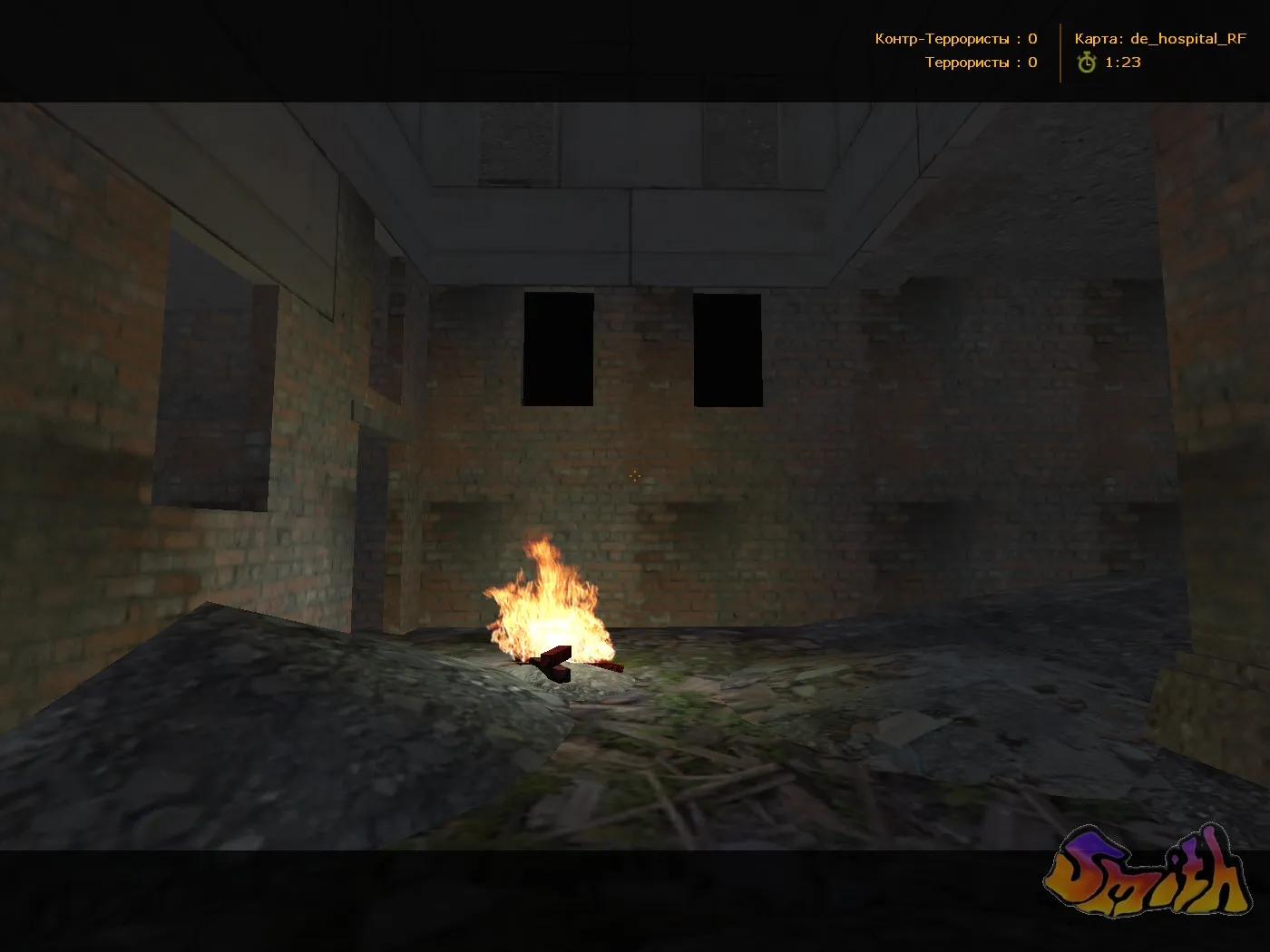 Скриншот  Карта de_hospital_rf для CS 1.6 - Подробное описание и стратегии