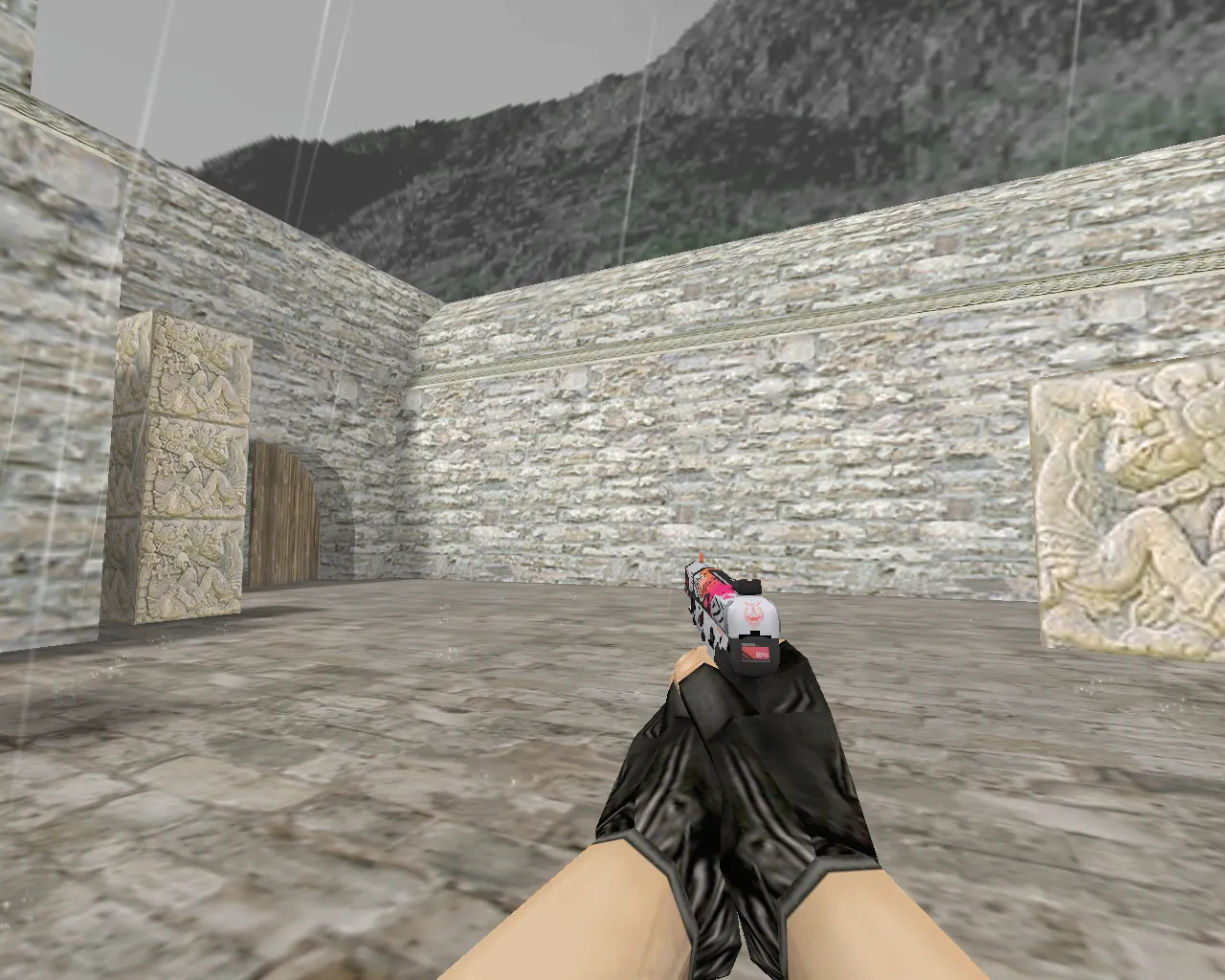 Скриншот  Пак скинов «Хищные воды» (Riptide) для CS 1.6: модели v_, p_, w_, звук, анимация осмотра и качество текстур