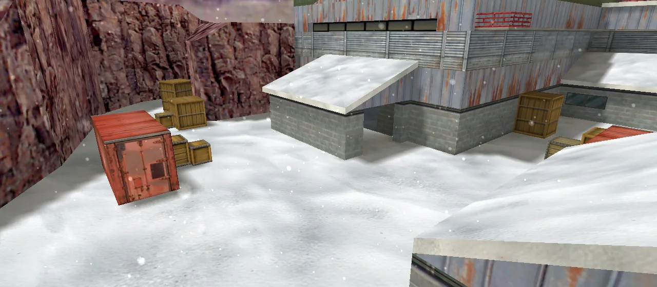 Скриншот Карта «de_nuke_winter» для CS 1.6