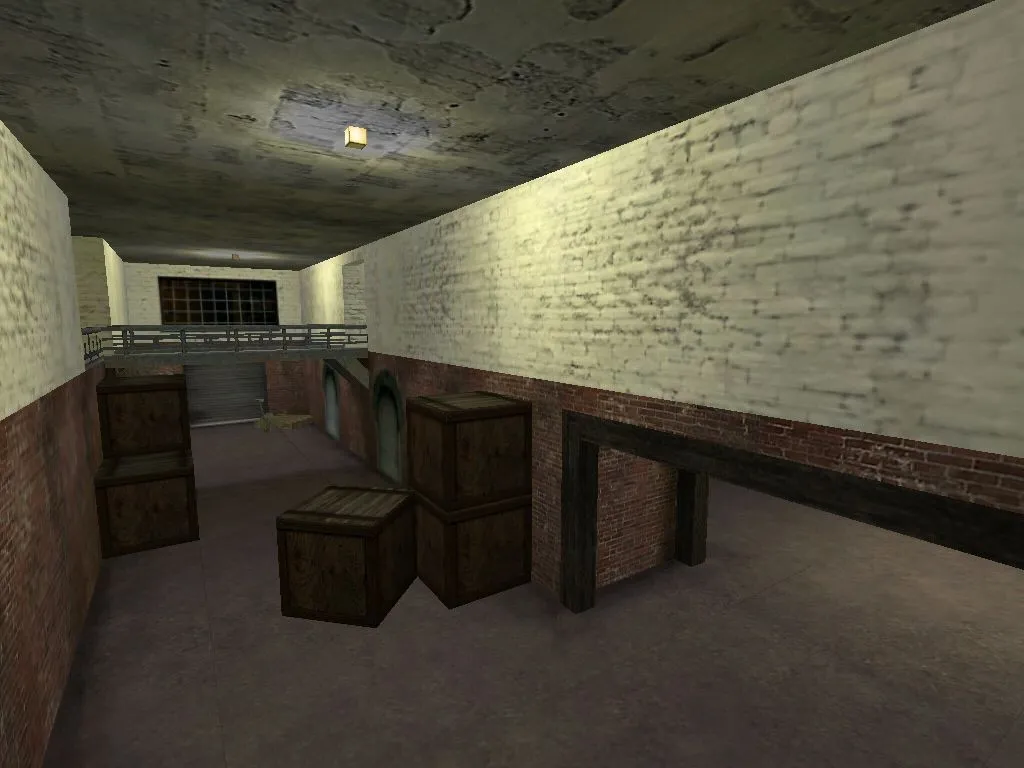 Скриншот  Карта de_nine для CS 1.6: Тактический анализ и особенности