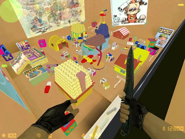 Скриншот  de_annees_rats_csz для CS 1.6: разбор карты, точки, .nav и оптимизация под 1.6