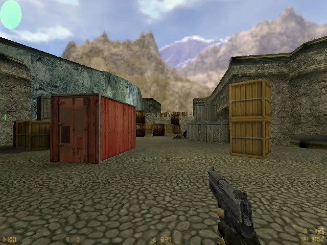 Скриншот  de_dust_3d для CS 1.6: обзор карты, точки, .nav для ботов, оптимизация wpoly/epoly