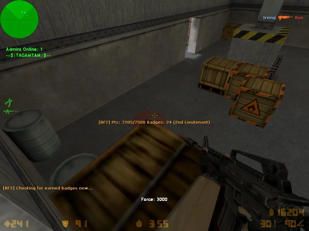 Скриншот  Карта de_construct_station для CS 1.6: баланс сторон, точки, .nav для ботов и оптимизация wpoly/epoly