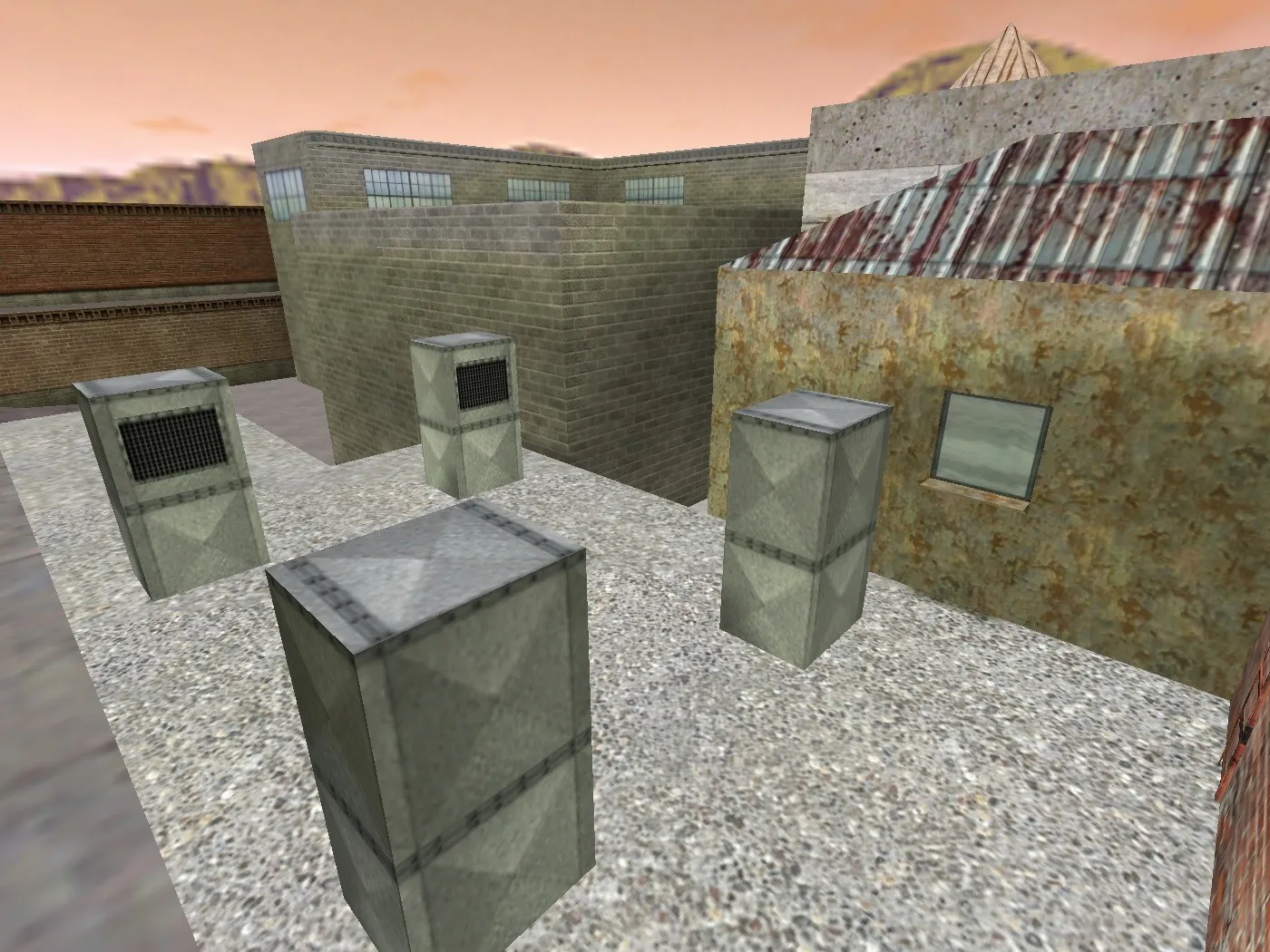 Скриншот Карта de_achveno для CS 1.6: баланс сторон, точки, .nav для ботов и оптимизация wpoly/epoly