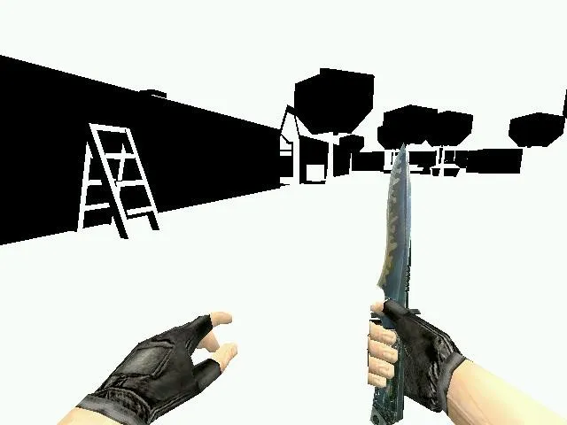 Скриншот  Карта de_white_and_black для CS 1.6 - Обзор и Тактики