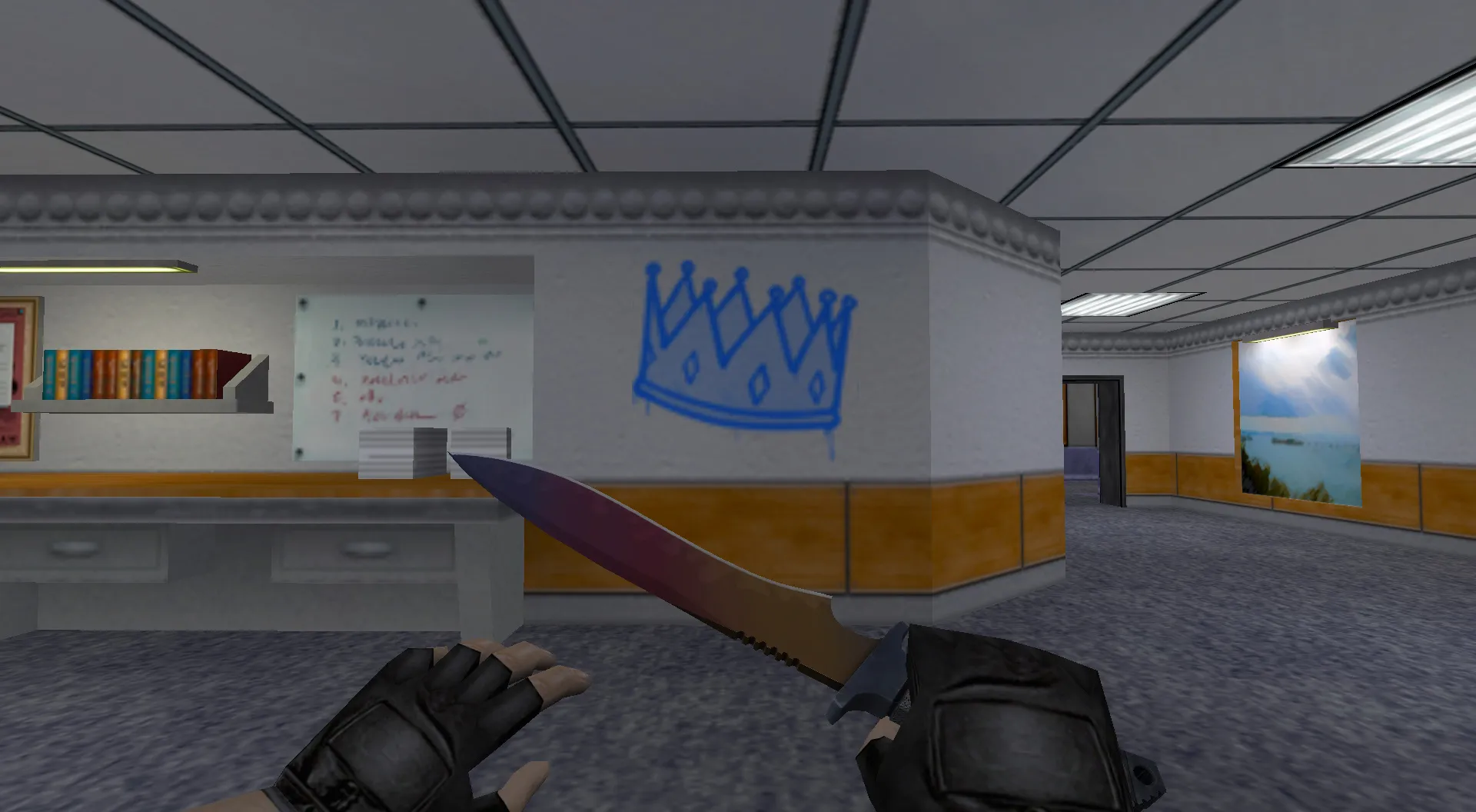 Скриншот  Граффити «Коронуйте меня» для CS 1.6 - Уникальный стиль и эмоции